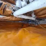 Kruipruimte ventilatie met bodemfolie