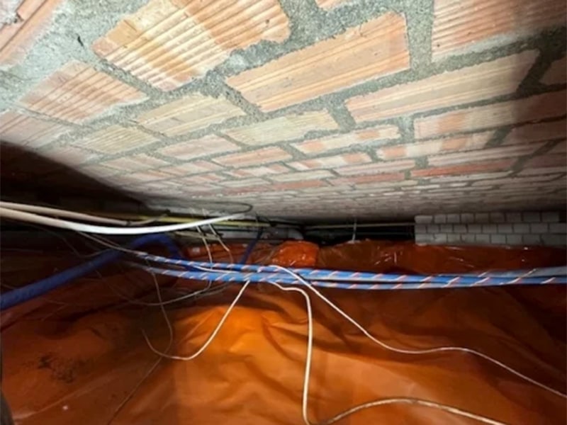 Vochtprobleem in kruipruimte in Roosendaal